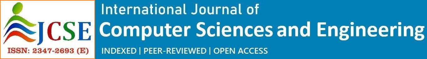International Journal of  Computer Sciences and Engineering